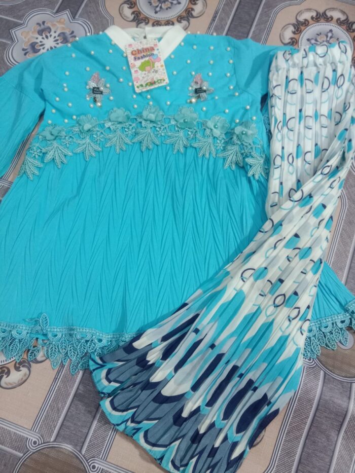 Blue Frock For Baby Girl